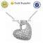 cheap fashion quality white stone necklace set