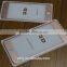 2015 new premium factory price high quality free sample 3D color front full cover tempered glass for iphone 6
