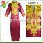 2016 green fashion women long spandex boubou bazin dress for women evening party