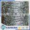 green galvanized barbed wires tapes/barb wire tapes/barbed wire fencing