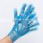 Safe and clear plastic customizable gloves