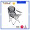 portable outdoor fishing steel armrest chair for leisure
