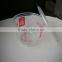 500ml Wholesale 17oz Clear Disposable Plastic Bowl With Lid , beer pong cup
