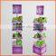 Custom Corrugated Cardboard Store Shelf Shop Cosmetic Paper Display Rack