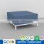 flat square sofa modular, metal frame cubic sofa