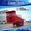 3 axles 80 ton dump trailer/rear tipper trailer/Coal transport trailer with HYVA cylinder