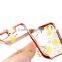 Flowers garden electroplating bumper cell phone case for for iphone 6 6s case many colors