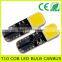 Car auto lamp LED t10 chip on board COB 2W LED