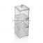 2016 hot sale clear 3 tier plastic make up shelf cosmetic organizer