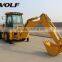 WOLF backhoe loader JX45 with attachments for sale