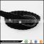 Button circle buckle fashion braided belt for women