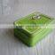 Promotional green P&G soap tinplate box