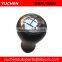 YUCHEN Car Shift Gear Knob Chrome Caps Gear Knob For Peugeot 207 307 407 106 205 206 306 406
