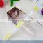 Silicone rubber nylon dental soft bristle clear toothbrush