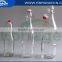 1L frost color glass soda water beverage bottle with clip cap