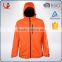 Wholesale orange windproof polyester men winter warm jacket stock lot