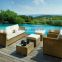 New design rattan sofa 7pc wicker outdoor furniture