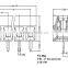 UTL 2016 Hot Products European Electric Connectors And Wire PCB Screw Terminal Block 3.5mm 30-16 AWG