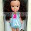 12 inch fashion vinyl doll toy with Gold, brown, black hair