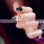 New design pearl oil gold nail ring jewelry,finger nail ring