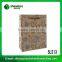 New design custom logo printing kraft paper sandwich bag with handle