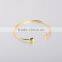 Korean Fashion Double Heart Gold Plated Bracelet