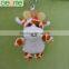 Custom Promotional Plush Key Chain with Mini Toy