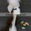 Genuine Raccoon Fur Ball Elastic Hair Band Mixed Colors Fur Head Band