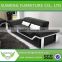 Commercial durable modern 2+2 seaters stainless frame executive office sofa