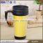 Customized plastic thermo travel cup with handle