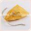 Double-drawstring cotton muslin bags bulk design