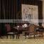 2014 dining chair upholstered, armless dining chair with oxhide leather, AC05-01