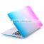 rainbow notebook rubber sleeve for macbook pro 13.3