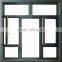 2016 New cheap aluminum window/aluminum frame double glass heat insulation window swing window for sale