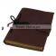 Custom high quality cheap mini leather notebook cover