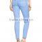 2015 Women's Jeans Fashion Color Skinny Pants With 5 Pockets Cotton Denim Trousers (JXW094)
