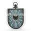 Retro Wrought Iron Decorative Clock