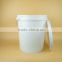 Plastic Barrel with Screw Lid, 30L Metal Handle Plastic Bucket, Plastic Container packaging Drink Drums