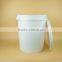 Plastic Barrel With Screw Lid, 30L Metal Handle Plastic Bucket, Plastic Container Packaging Drink Drums