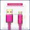 Best Colorful Flat USB 2.0 A Male to 8 Pin B Data Charging Cable Cord Adapter for iphone