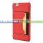 Stand function credit card leather case for iPhone 6 / 6s