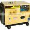Silent diesel generator manufacturer 5kva, portable diesel generator air colled,