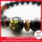 Maeda Keiji, samurai bracelet, tiger eye beads, tiger-eye, Onyx 12 mm , tiger eye bracelet
