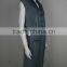 Womens' polo neck vest long dress with button knitted sweater