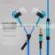 Newest Headphone Headset Zipper Metal Earphone Wired In-ear Earphones auricular Earbuds Accept Customize For Samsung S7