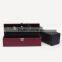 two bottles luxurious brand wine box
