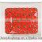christmas tree plastic plate for party
