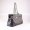 5152-Newest hot selling chain shoulder strap embroidery pebble grain leather women handbags