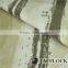 Polyester stripe velvet fabric flock for sofa upholstery and home textile