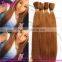 Top grade factory price 100% real hair extension wholesale hair weave #30 color